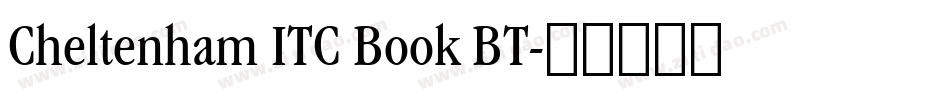 Cheltenham ITC Book BT字体转换